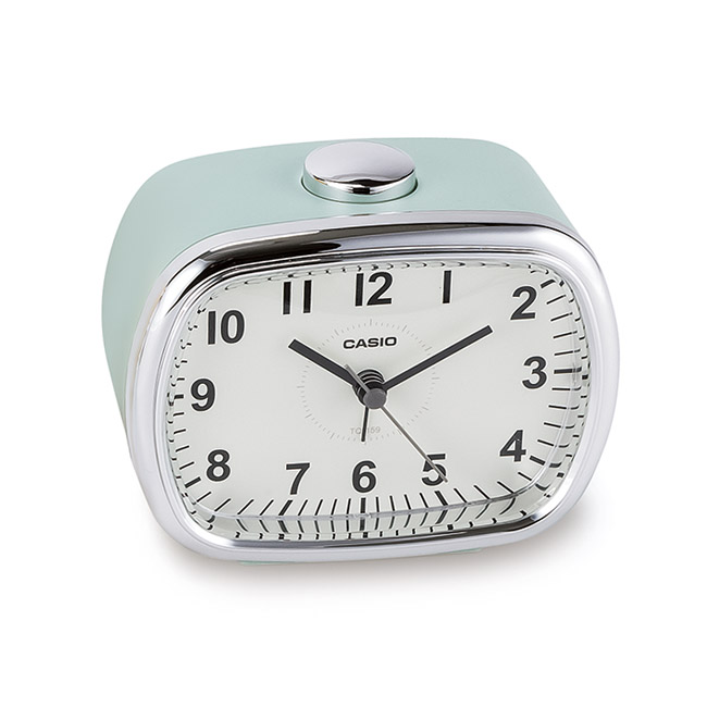 CASIO デスクトップクロック (D)レトログリーン