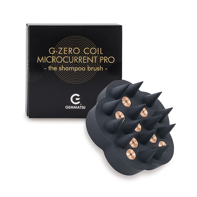 G-ZERO COIL 【ジーゼロコイル】マイクロカレント プロ ザ・シャンプーブラシ(ブラック）※ネット転売禁止商品