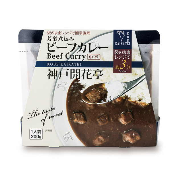 神戸開花亭レトルト  (A)芳醇煮込みビーフカレー(中辛)