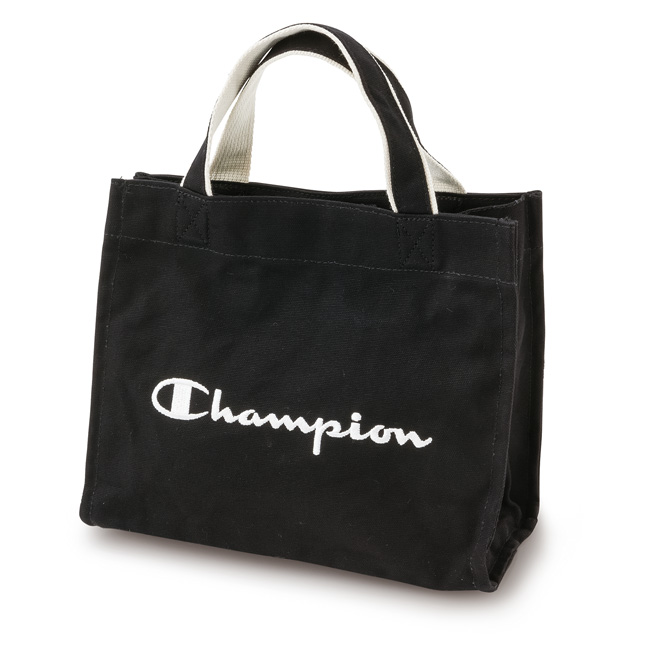 Champion ミニトートバッグ (B)ブラック
