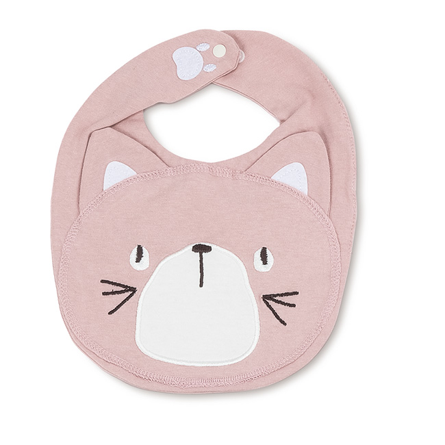 【サマーセール】スタイ付きロンパース&ディズニーポーチセット(B)ねこ