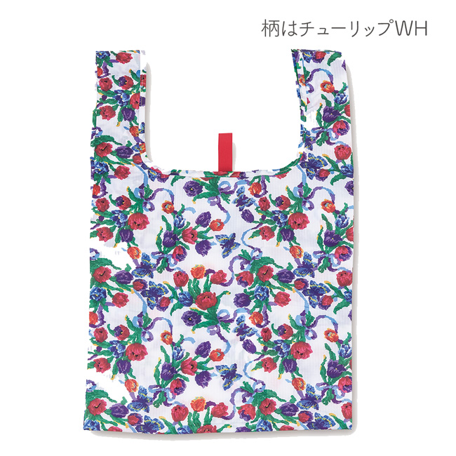 【サマーセール】レイクアルスターエコバッグ(C)チューリップ（WH)