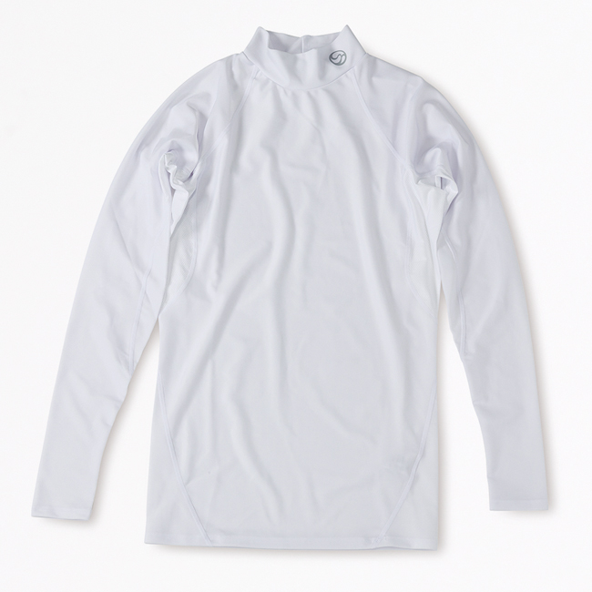 COMPRESSION ロングTシャツ (B)ホワイト M