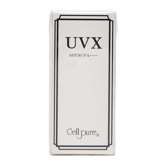 ＊＊ネット販売/禁止商品です。＊＊　Cell pure【セルピュア】UVエックス (日焼け止め用乳液SPF50 PA＋＋＋＋）顔･体用 40g